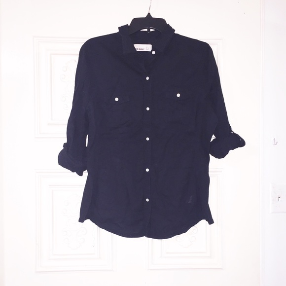 »—» Old Navy «—« Business_Casual Chic, Comfy & Cool Lightweight Button Down Top - Picture 1 of 14